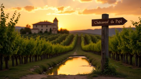 Comment bien traverser le vignoble en visite et dégustation à Châteauneuf du Pape