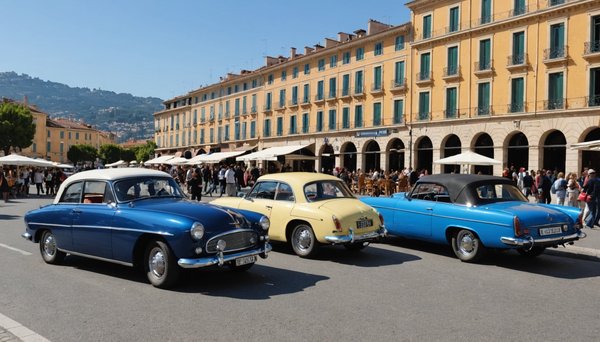 Louez une voiture ancienne à nice pour une escapade chic